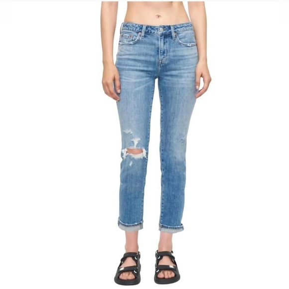 pistola Denim - PISTOLA JESSIE HARBOR Distressed size 26-in slim fit straight leg midrise jean
